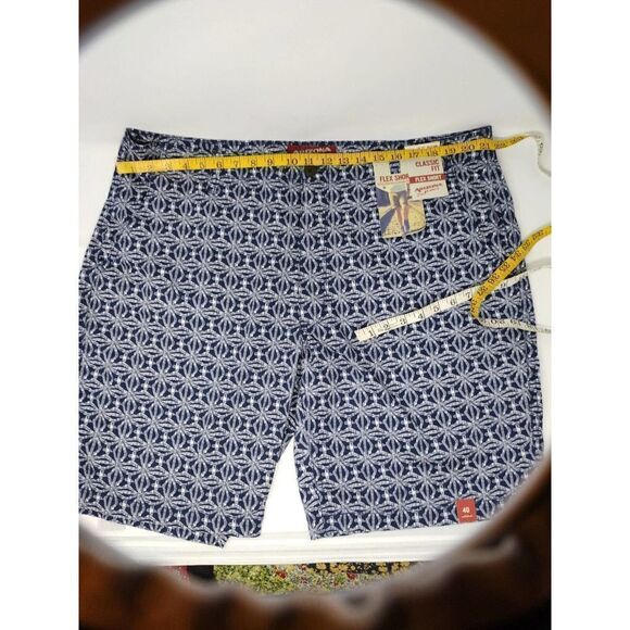 Arizona Jeans Classic Fit Flex Short Mens Size 40 10.25 Inch Inseam Indigo Blue - Picture 7 of 7